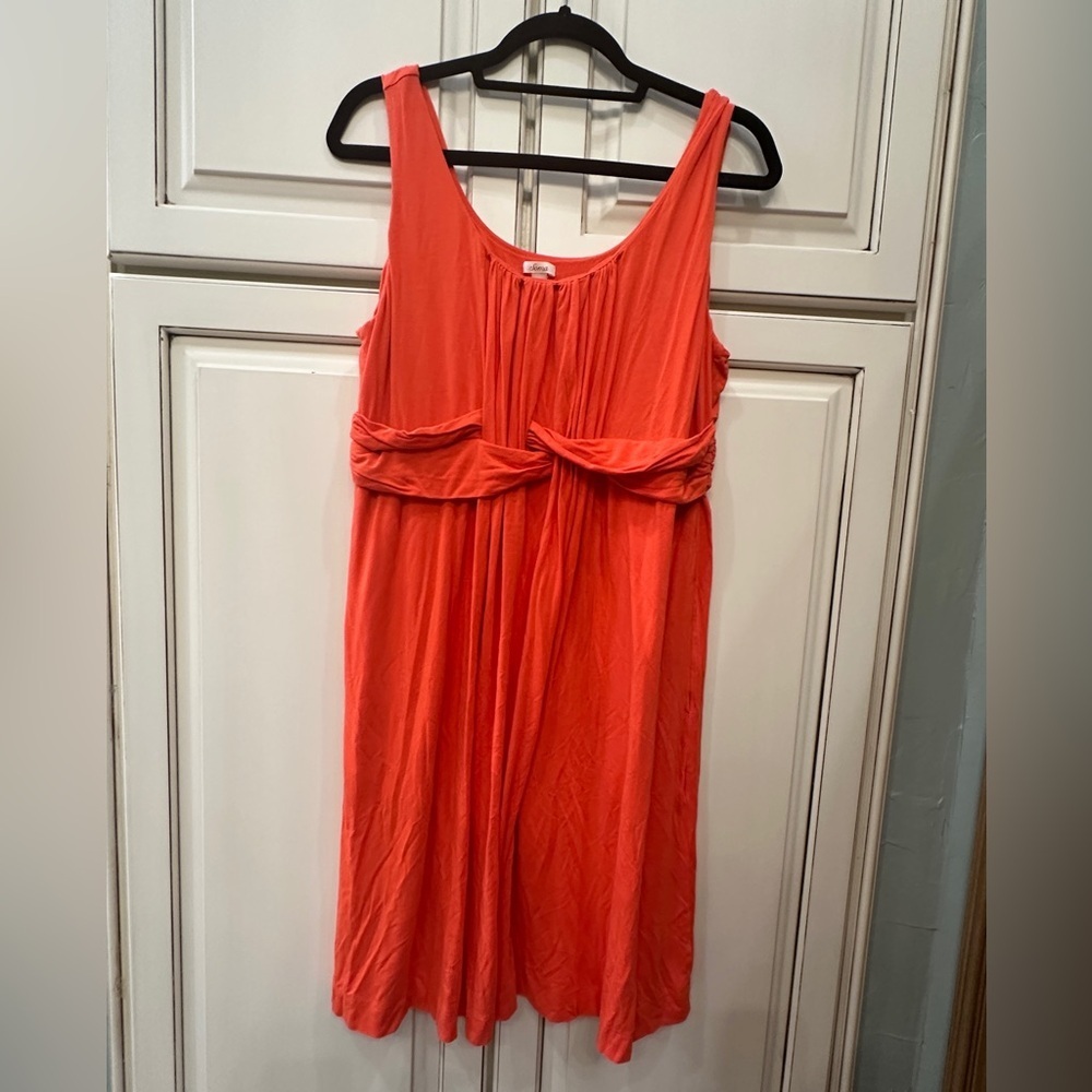 Soma Orange Sleeveless Dress